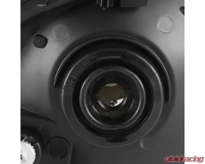 Spec-D Factory Style Crystal Headlights (Matte Black Housing/Clear Lens) Mitsubishi Eclipse 2000-2005 - LH-ELP00JM-ABM