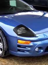 Spec-D Factory Style Crystal Headlights (Matte Black Housing/Clear Lens) Mitsubishi Eclipse 2000-2005                                     - LH-ELP00JM-ABM - Image 10