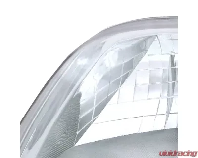 Spec-D Factory Style Crystal Headlights (Chrome Housing/Clear Lens) Ford Expedition | F-150 1997-2004 - LH-F15097-ABM