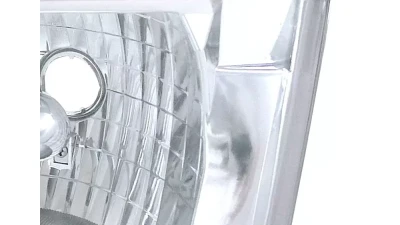 Spec-D Factory Style Crystal Headlights (Chrome Housing/Clear Lens) Ford Expedition | F-150 1997-2004                                     - LH-F15097-ABM - Image 5