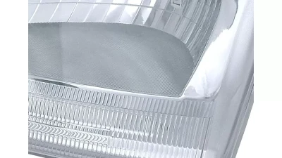 Spec-D Factory Style Crystal Headlights (Chrome Housing/Clear Lens) Ford Expedition | F-150 1997-2004                                     - LH-F15097-ABM - Image 6