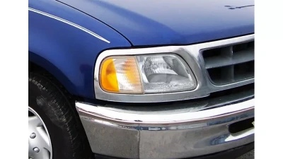 Spec-D Factory Style Crystal Headlights (Chrome Housing/Clear Lens) Ford Expedition | F-150 1997-2004                                     - LH-F15097-ABM - Image 10