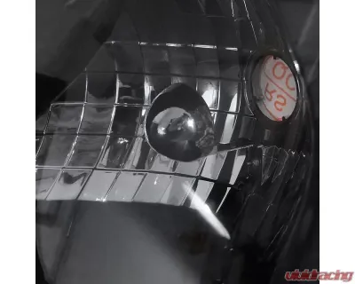 Spec-D Factory Style Crystal Headlights (Matte Black Housing/Clear Lens) Ford Expedition | F-150 1997-2004 - LH-F15097JM-ABM