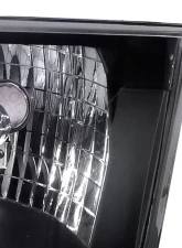 Spec-D Factory Style Crystal Headlights (Matte Black Housing/Clear Lens) Ford Expedition | F-150 1997-2004                                     - LH-F15097JM-ABM - Image 4