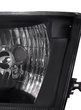 Spec-D Factory Style Headlights w/ SMD LED Light Strip (Matte Black Housing/Clear Lens) Ford Expedition | F-150 1997-2004                                     - LH-F15097JM-RS - Image 6