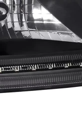 Spec-D Factory Style Headlights w/ SMD LED Light Strip (Matte Black Housing/Clear Lens) Ford Expedition | F-150 1997-2004                                     - LH-F15097JM-RS - Image 8