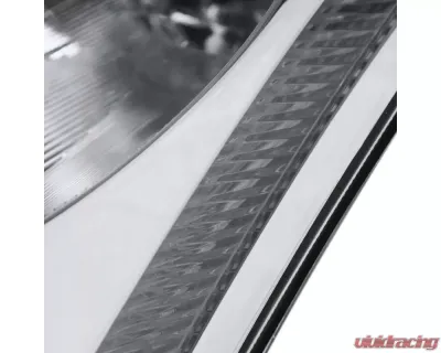 Spec-D Factory Style Headlights (Chrome Housing/Clear Lens) Infiniti G35 2003-2005 - LH-G35032-ABM