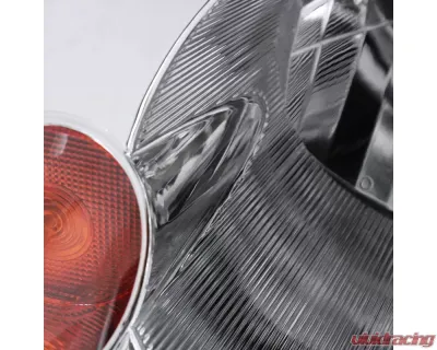 Spec-D Factory Style Headlights (Chrome Housing/Clear Lens) Infiniti G35 2003-2005 - LH-G35032-ABM