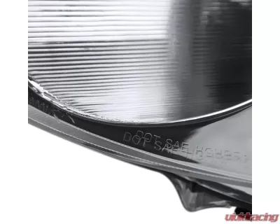 Spec-D Factory Style Headlights (Chrome Housing/Clear Lens) Infiniti G35 2003-2005 - LH-G35032-ABM