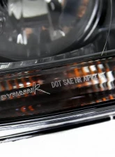 Spec-D Factory Style Headlights w/ Turn Signal Lights (Matte Black Housing/Clear Lens) Volkswagen Jetta | Golf MK5 2005-2010                                     - LH-GLF05JM-RS - Image 7