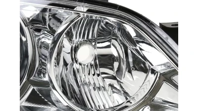 Spec-D Factory Style Crystal Headlights (Chrome Housing/Clear Lens) Lexus IS300 2001-2005                                     - LH-IS30001-RS - Image 3