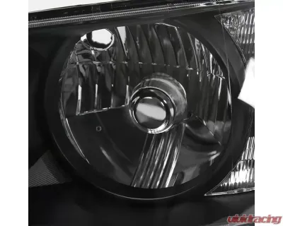Spec-D Factory Style Crystal Headlights (Matte Black Housing/Clear Lens) Lexus IS300 2001-2005 - LH-IS30001JM-RS