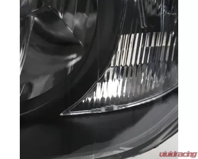 Spec-D Factory Style Crystal Headlights (Matte Black Housing/Clear Lens) Lexus IS300 2001-2005 - LH-IS30001JM-RS