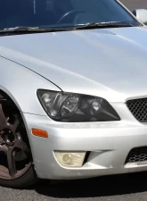 Spec-D Factory Style Crystal Headlights (Matte Black Housing/Clear Lens) Lexus IS300 2001-2005                                     - LH-IS30001JM-RS - Image 8