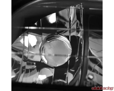 Spec-D Factory Style Headlights (Matte Black Housing/Clear Lens) Chevrolet Malibu | Classic | Oldsmobile Cutlass 1997-2005 - LH-MBU97JM-RS