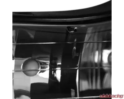 Spec-D Factory Style Headlights (Matte Black Housing/Clear Lens) Chevrolet Malibu | Classic | Oldsmobile Cutlass 1997-2005 - LH-MBU97JM-RS