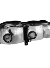 Spec-D Factory Style Headlights (Matte Black Housing/Clear Lens) Chevrolet Malibu | Classic | Oldsmobile Cutlass 1997-2005                                     - LH-MBU97JM-RS - Image 8