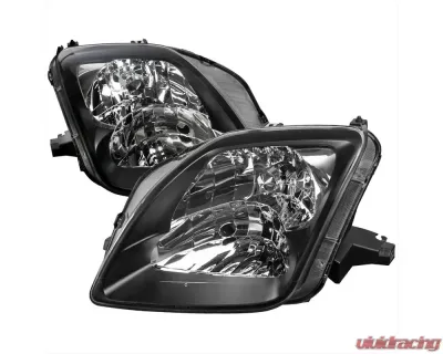Spec-D Factory Style Headlights (Matte Black Housing/Clear Lens) Honda Prelude 1997-2001 - LH-PL97JM-ABM