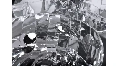 Spec-D Factory Style Headlights (Matte Black Housing/Clear Lens) Honda Prelude 1997-2001                                     - LH-PL97JM-ABM - Image 4