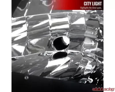 Spec-D Factory Style Headlights (Matte Black Housing/Clear Lens) Honda Prelude 1997-2001 - LH-PL97JM-ABM