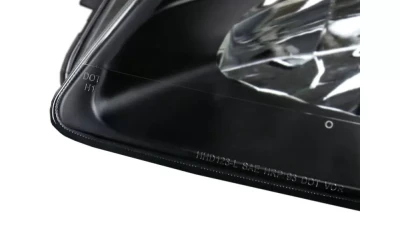 Spec-D Factory Style Headlights (Matte Black Housing/Clear Lens) Honda Prelude 1997-2001                                     - LH-PL97JM-ABM - Image 6