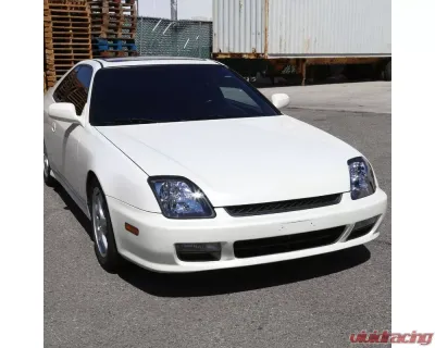Spec-D Factory Style Headlights (Matte Black Housing/Clear Lens) Honda Prelude 1997-2001 - LH-PL97JM-ABM