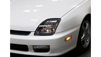 Spec-D Factory Style Headlights (Matte Black Housing/Clear Lens) Honda Prelude 1997-2001                                     - LH-PL97JM-ABM - Image 10