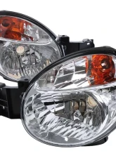 Spec-D OEM Replacement Headlights (Chrome Housing/Clear Lens) Subaru Impreza 2002-2003                                     - LH-WRX02-ABM - Image 8