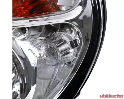 Spec-D OEM Replacement Headlights (Chrome Housing/Clear Lens) Subaru Impreza 2002-2003 - LH-WRX02-ABM