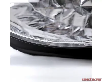 Spec-D OEM Replacement Headlights (Chrome Housing/Clear Lens) Subaru Impreza 2002-2003 - LH-WRX02-ABM