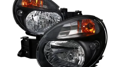 Spec-D OEM Replacement Headlights (Matte Black Housing/Clear Lens) Subaru Impreza 2002-2003                                     - LH-WRX02JM-ABM - Image 8