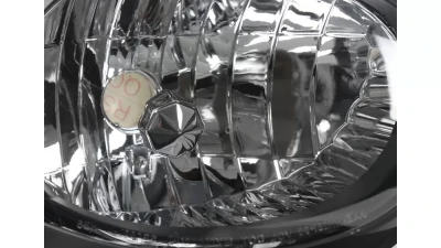 Spec-D OEM Replacement Headlights (Matte Black Housing/Clear Lens) Subaru Impreza 2002-2003                                     - LH-WRX02JM-ABM - Image 2