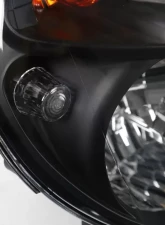 Spec-D OEM Replacement Headlights (Matte Black Housing/Clear Lens) Subaru Impreza 2002-2003                                     - LH-WRX02JM-ABM - Image 3