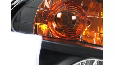 Spec-D OEM Replacement Headlights (Matte Black Housing/Clear Lens) Subaru Impreza 2002-2003                                     - LH-WRX02JM-ABM - Image 4