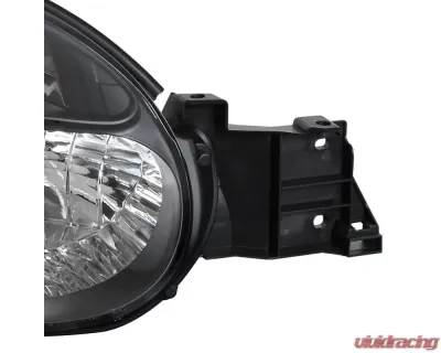 Spec-D OEM Replacement Headlights (Matte Black Housing/Clear Lens) Subaru Impreza 2002-2003 - LH-WRX02JM-ABM