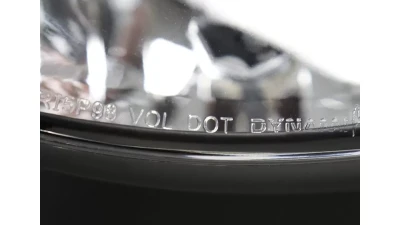 Spec-D OEM Replacement Headlights (Matte Black Housing/Clear Lens) Subaru Impreza 2002-2003                                     - LH-WRX02JM-ABM - Image 6