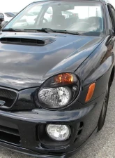 Spec-D OEM Replacement Headlights (Matte Black Housing/Clear Lens) Subaru Impreza 2002-2003                                     - LH-WRX02JM-ABM - Image 8
