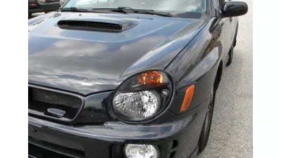 Spec-D OEM Replacement Headlights (Matte Black Housing/Clear Lens) Subaru Impreza 2002-2003                                     - LH-WRX02JM-ABM - Image 8