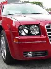 Spec-D Projector Headlights (Glossy Black Housing/Smoke Lens) Chrysler 300 2005-2010                                     - LHP-30005G-TM - Image 10
