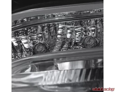 Spec-D Projector Headlights w/ LED Light Strips (Chrome Housing/Clear Lens) Chrysler 300 2005-2010 - LHP-300C05-TM