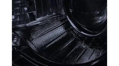 Spec-D Projector Headlights w/ LED Light Strip (Glossy Black Housing/Smoked Lens) Chrysler 300 | 300C 2005-2010                                     - LHP-300C05G-TM - Image 8