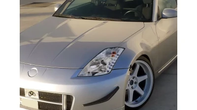 Spec-D Projector Headlights w/ SMD LED Light Strip (Chrome Housing/Clear Lens) Nissan 350Z 2003-2005                                     - LHP-350Z03-RS - Image 10