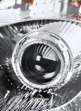 Spec-D SMD LED Light Strip Projector Headlights (Chrome Housing/Clear Lens) Nissan 350Z 2006-2009                                     - LHP-350Z06-RS - Image 3