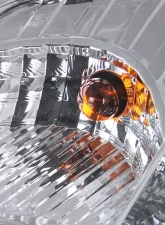 Spec-D SMD LED Light Strip Projector Headlights (Chrome Housing/Clear Lens) Nissan 350Z 2006-2009                                     - LHP-350Z06-RS - Image 5