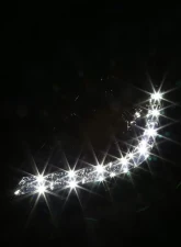 Spec-D SMD LED Light Strip Projector Headlights (Chrome Housing/Smoked Lens) Nissan 350Z 2006-2009                                     - LHP-350Z06G-RS - Image 2