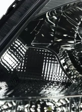 Spec-D SMD LED Light Strip Projector Headlights (Chrome Housing/Smoked Lens) Nissan 350Z 2006-2009                                     - LHP-350Z06G-RS - Image 5