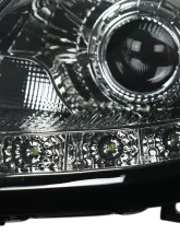 Spec-D SMD LED Light Strip Projector Headlights (Chrome Housing/Smoked Lens) Nissan 350Z 2006-2009                                     - LHP-350Z06G-RS - Image 7