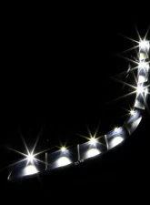 Spec-D SMD LED Light Strip Projector Headlights (Black Housing/Smoked Lens) Nissan 350Z 2006-2009                                     - LHP-350Z06SM-RS - Image 2