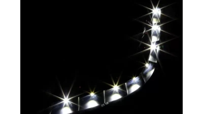 Spec-D SMD LED Light Strip Projector Headlights (Black Housing/Smoked Lens) Nissan 350Z 2006-2009                                     - LHP-350Z06SM-RS - Image 2