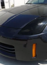 Spec-D SMD LED Light Strip Projector Headlights (Black Housing/Smoked Lens) Nissan 350Z 2006-2009                                     - LHP-350Z06SM-RS - Image 9